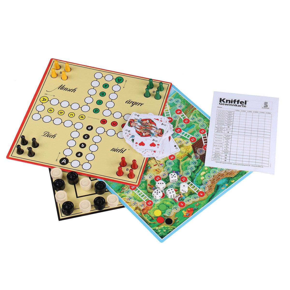 Idena Spielesammlung mit 150 Spielmöglichkeiten