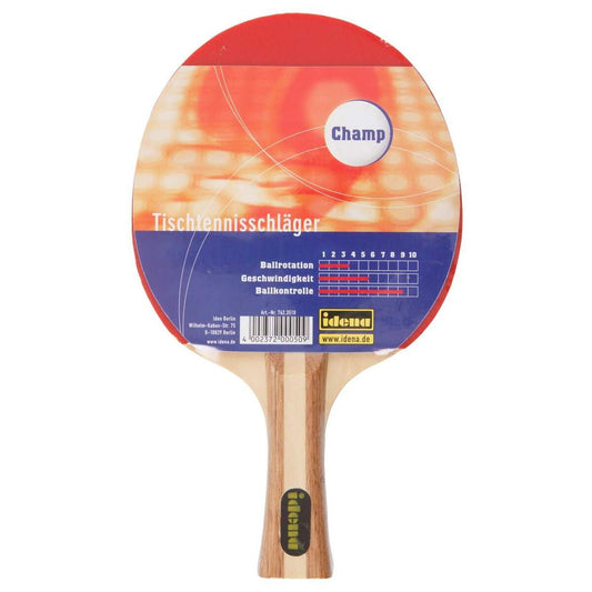 Idena Tischtennisschläger Champ, ca. 140 g, Gummibelag 1,6 mm