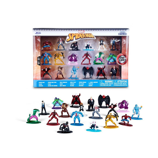 Jada Marvel Multi Pack Nano Figures, Wave 9, 18er Set
