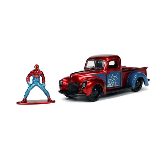 Jada Marvel Spiderman 1941 Ford Pick Up 1:32