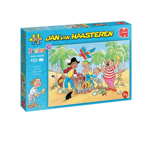 Jumbo Spiele Puzzle - Jan van Haasteren Junior: Schatzsuche, 150 Teile