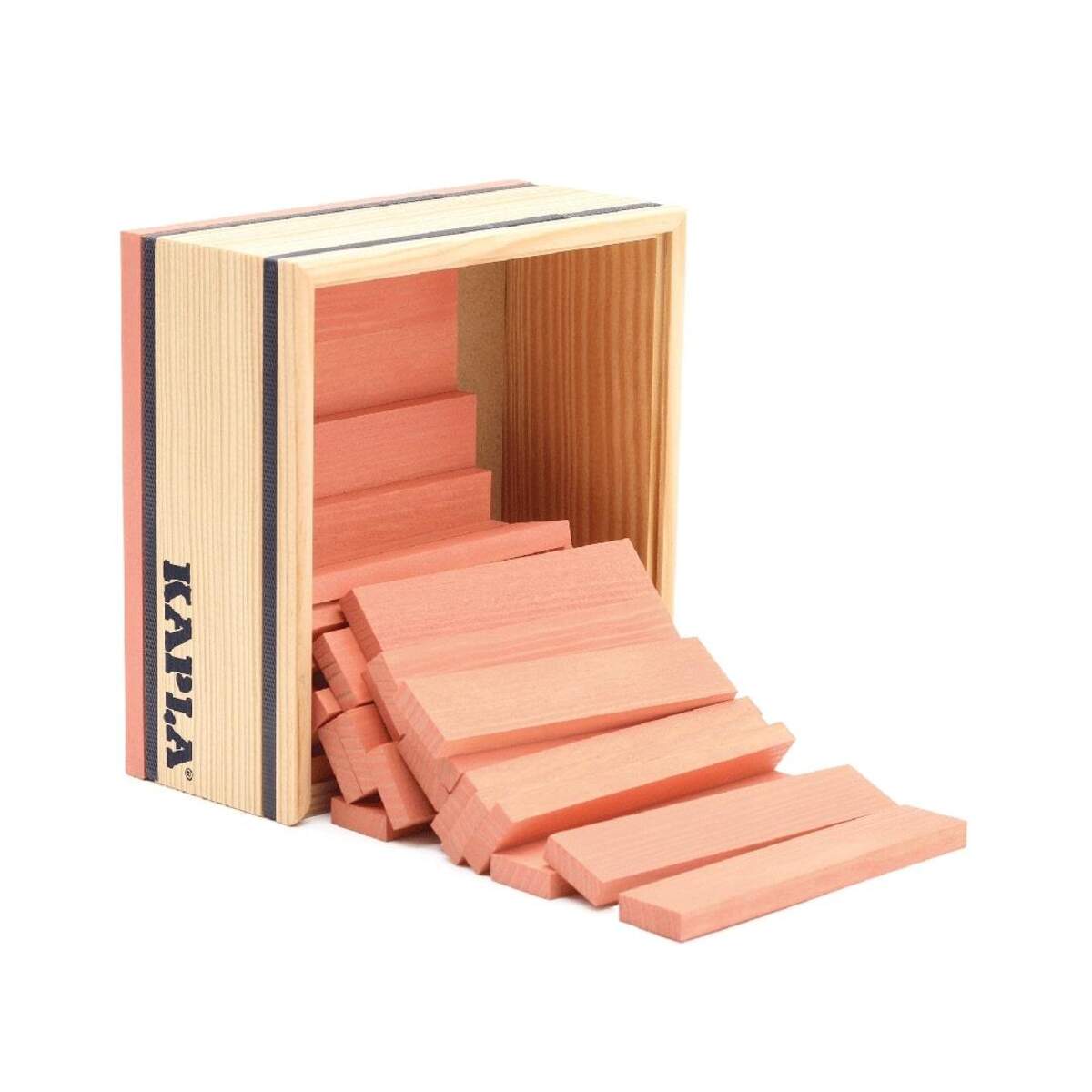 KAPLA® Holzplättchen 40-teilig in Box Rosa