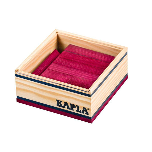 KAPLA® Holzplättchen 40-teilig in Box Violett