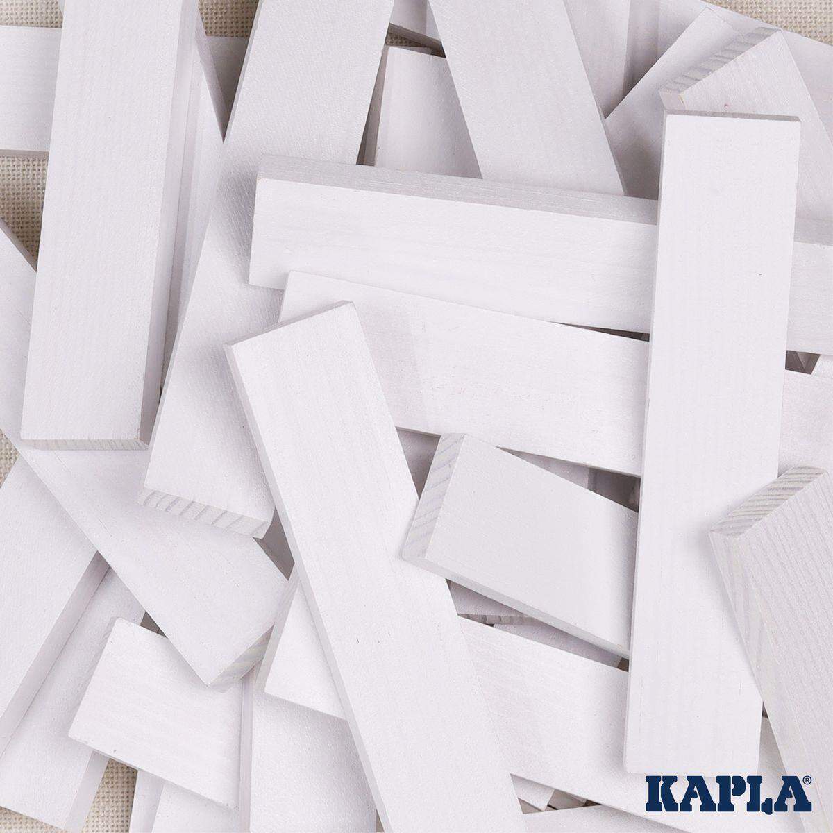 KAPLA® Holzplättchen 40-teilig in Box weiß