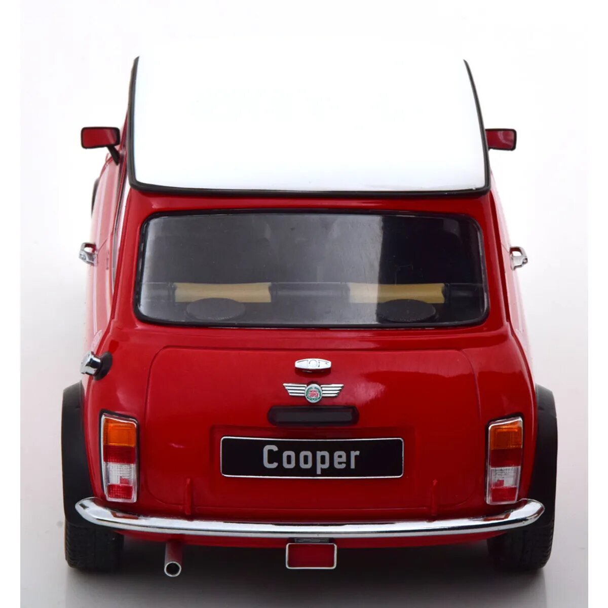 KK Scale Mini Cooper RHD rot / weiß