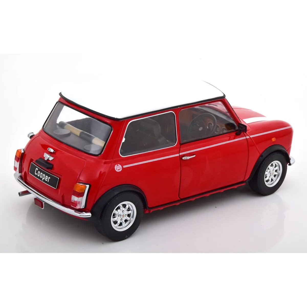 KK Scale Mini Cooper RHD rot / weiß