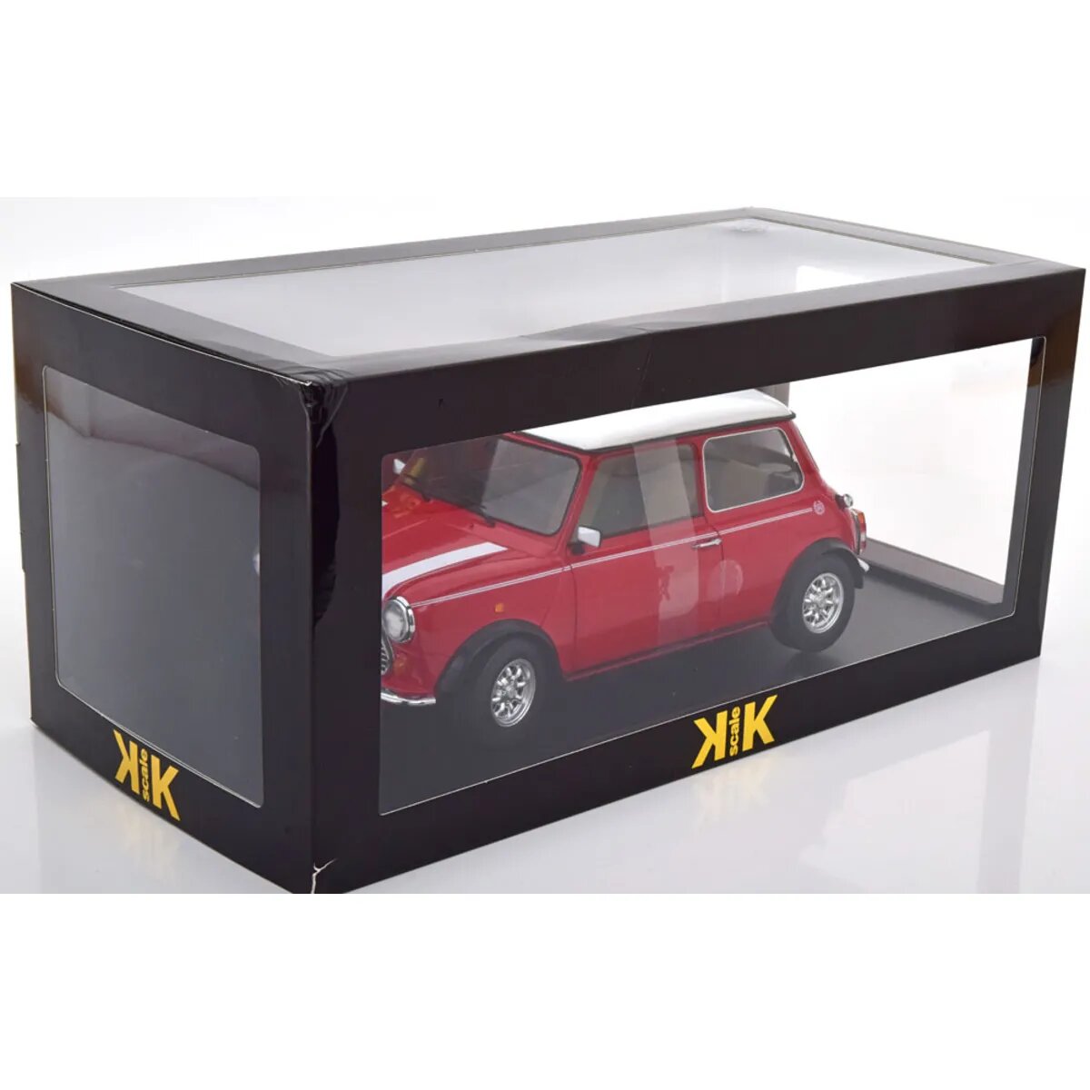 KK Scale Mini Cooper RHD rot / weiß
