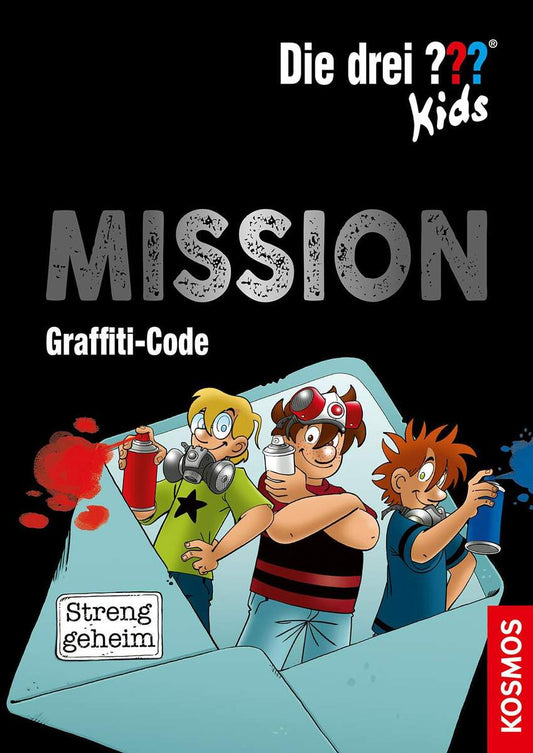 KOSMOS Buch Die 3 ??? Kids Mission Graffiti Code