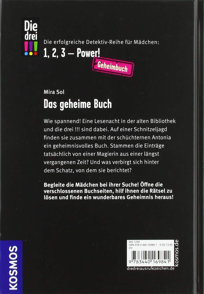 KOSMOS Die drei !!! Das geheime Buch