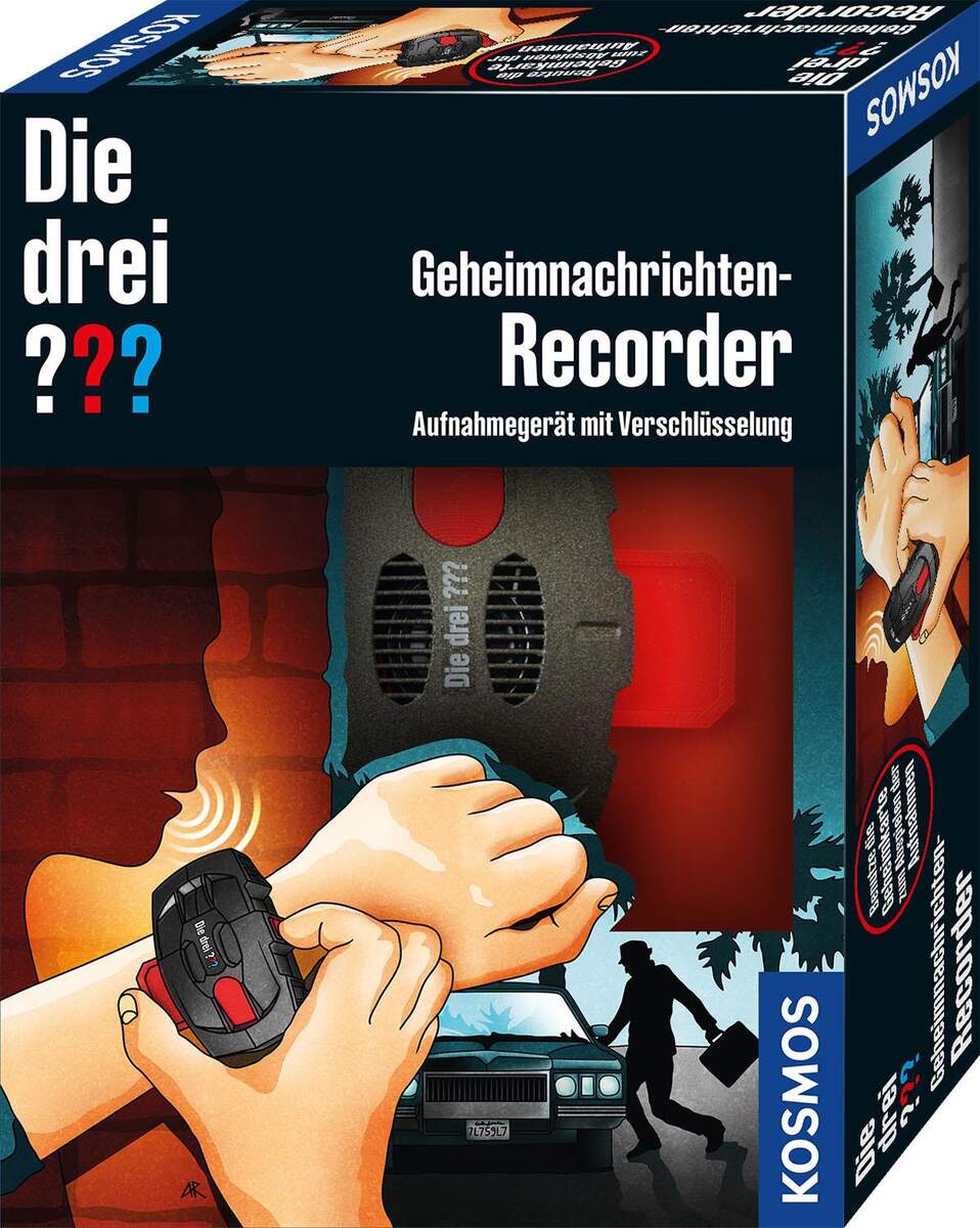 KOSMOS Die Drei ??? Geheimnachrichten Recorder