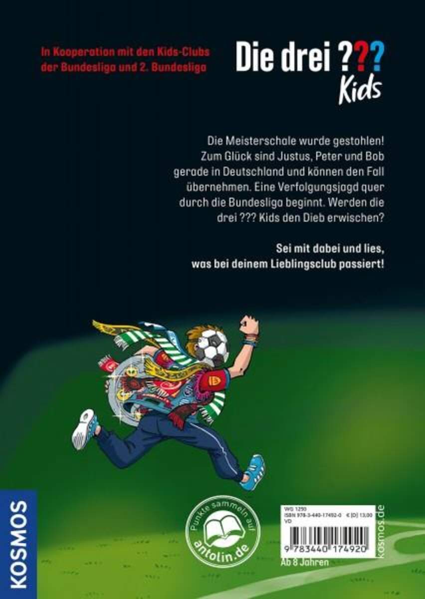 KOSMOS Die drei ??? Kids Bundesliga-Alarm