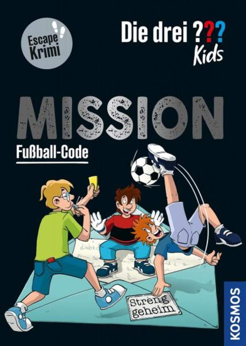 KOSMOS Die drei ??? Kids Mission Fußball-Code