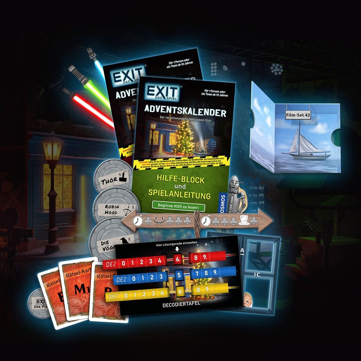 KOSMOS EXIT® - Das Spiel - Adventskalender 2023