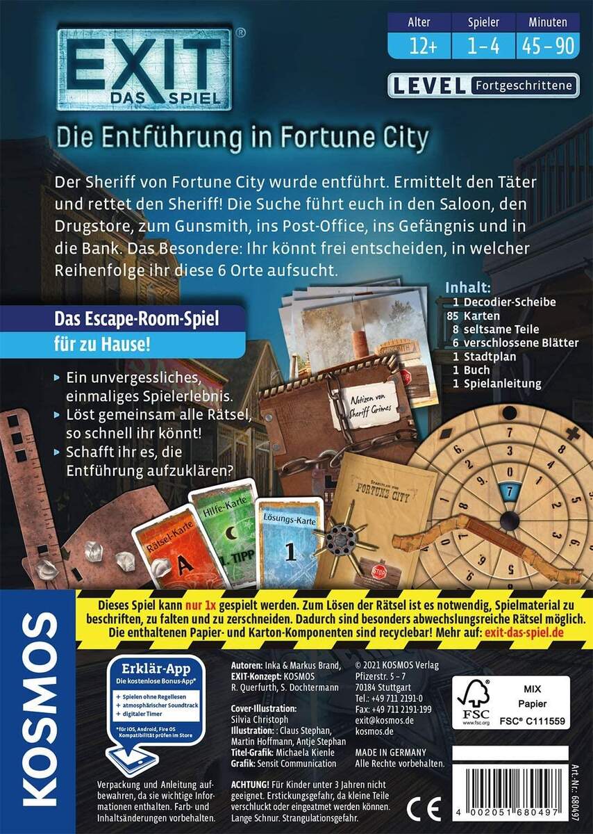 KOSMOS EXIT - Die Entfuehrung in Fortune Vity