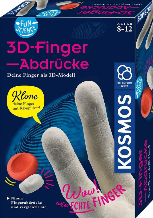 KOSMOS Fun Science - 3D-Fingerabdrücke, 3D-Skulpturen selber machen