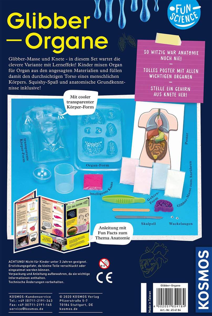 KOSMOS Fun Science Glibber-Organe