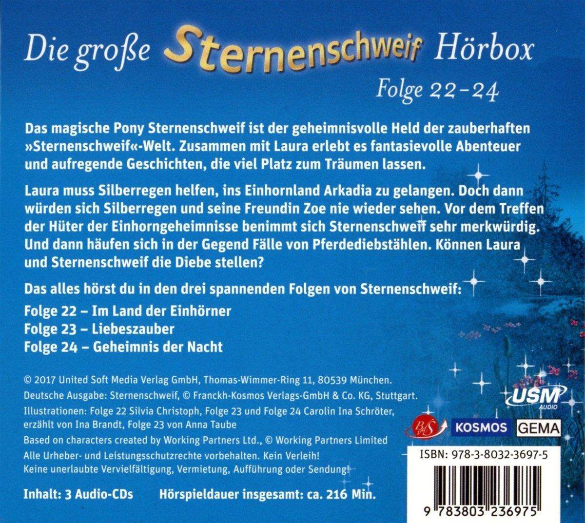 KOSMOS Hörspiel-CD-Box Sternenschweif Folgen 22 - 24
