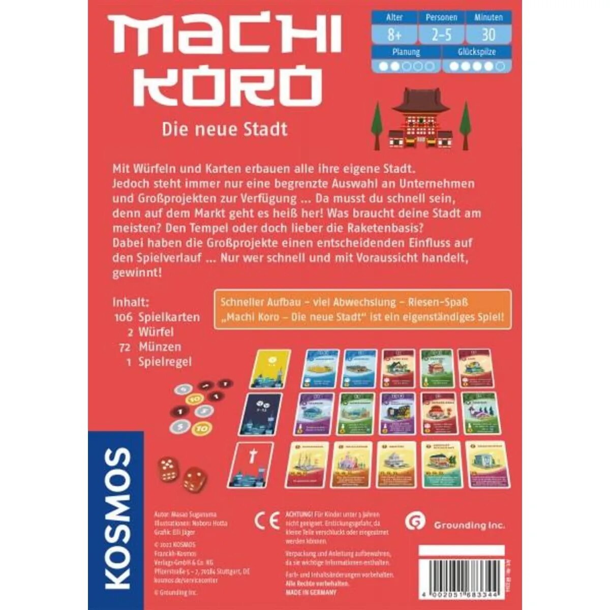 KOSMOS Machi Koro - Die neue Stadt