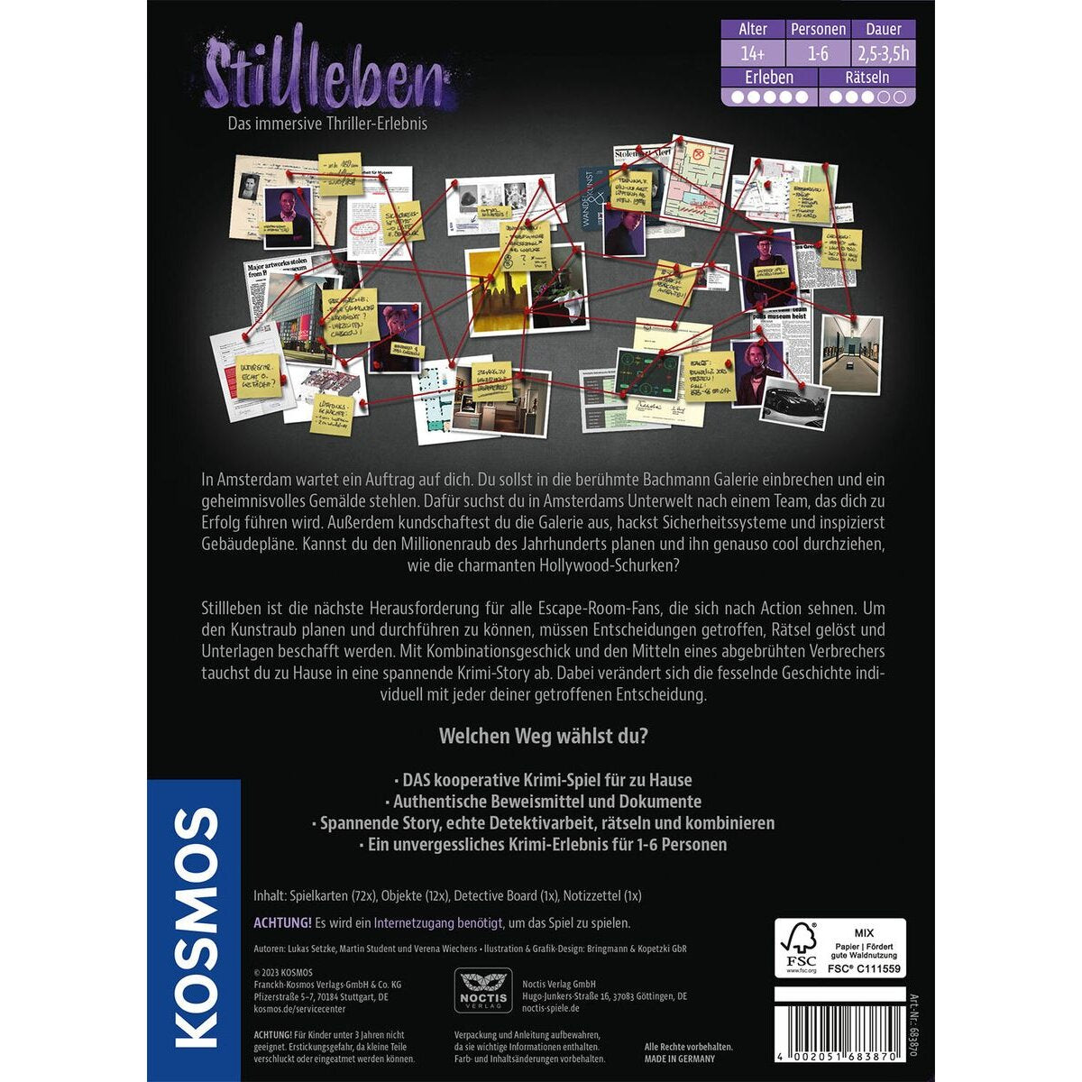 KOSMOS Masters of Crime: Stillleben