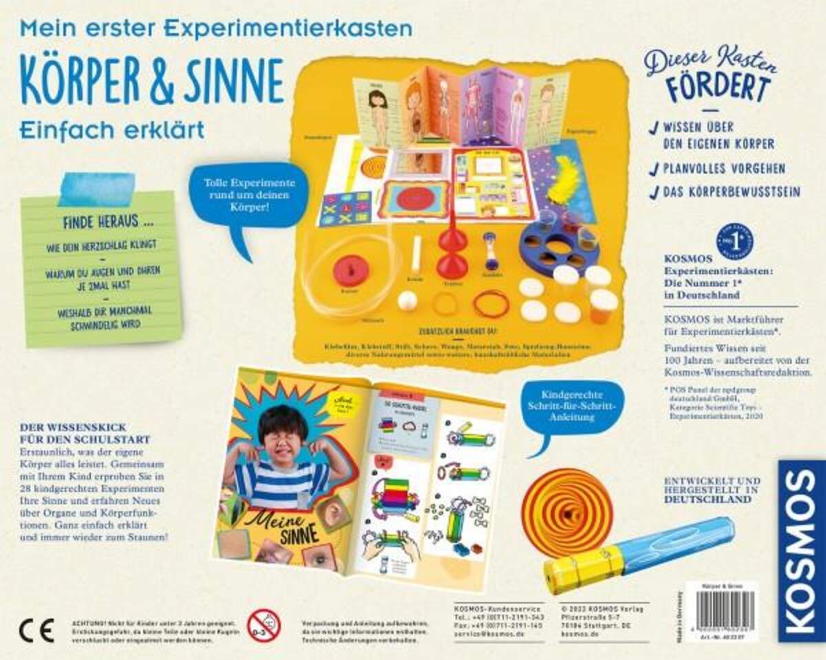 KOSMOS Mein erster Experimentierkasten - Körper & Sinne