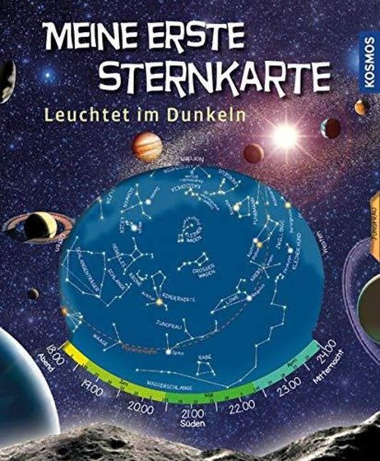 KOSMOS Meine erste Sternkarte, Landkarte – Weltkugel