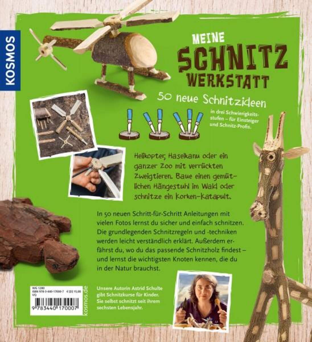 KOSMOS Meine Schnitzwerkstatt  - 50 neue Schnitzideen von leicht bis schwer