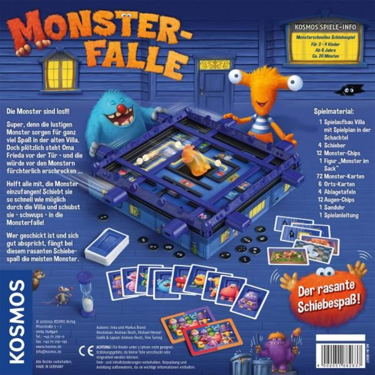 KOSMOS Monsterfalle -  Schubs ... und schwups!