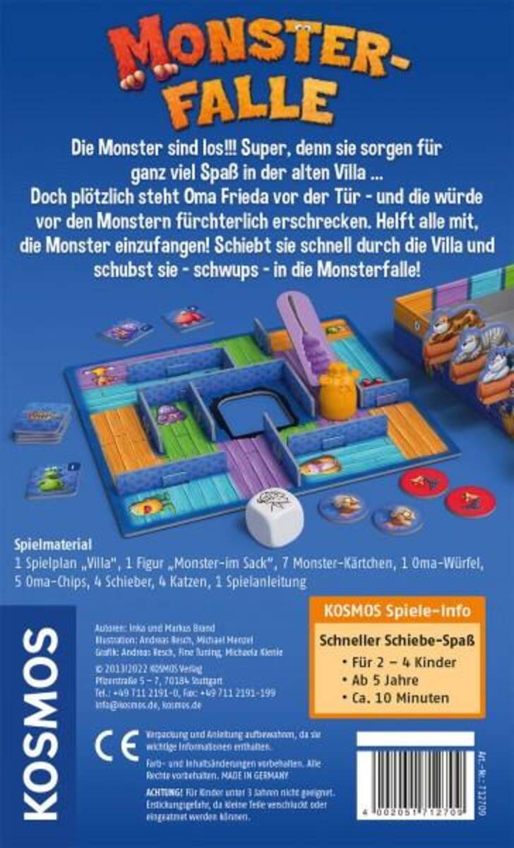 KOSMOS Monsterfalle Schubs... und schwups!