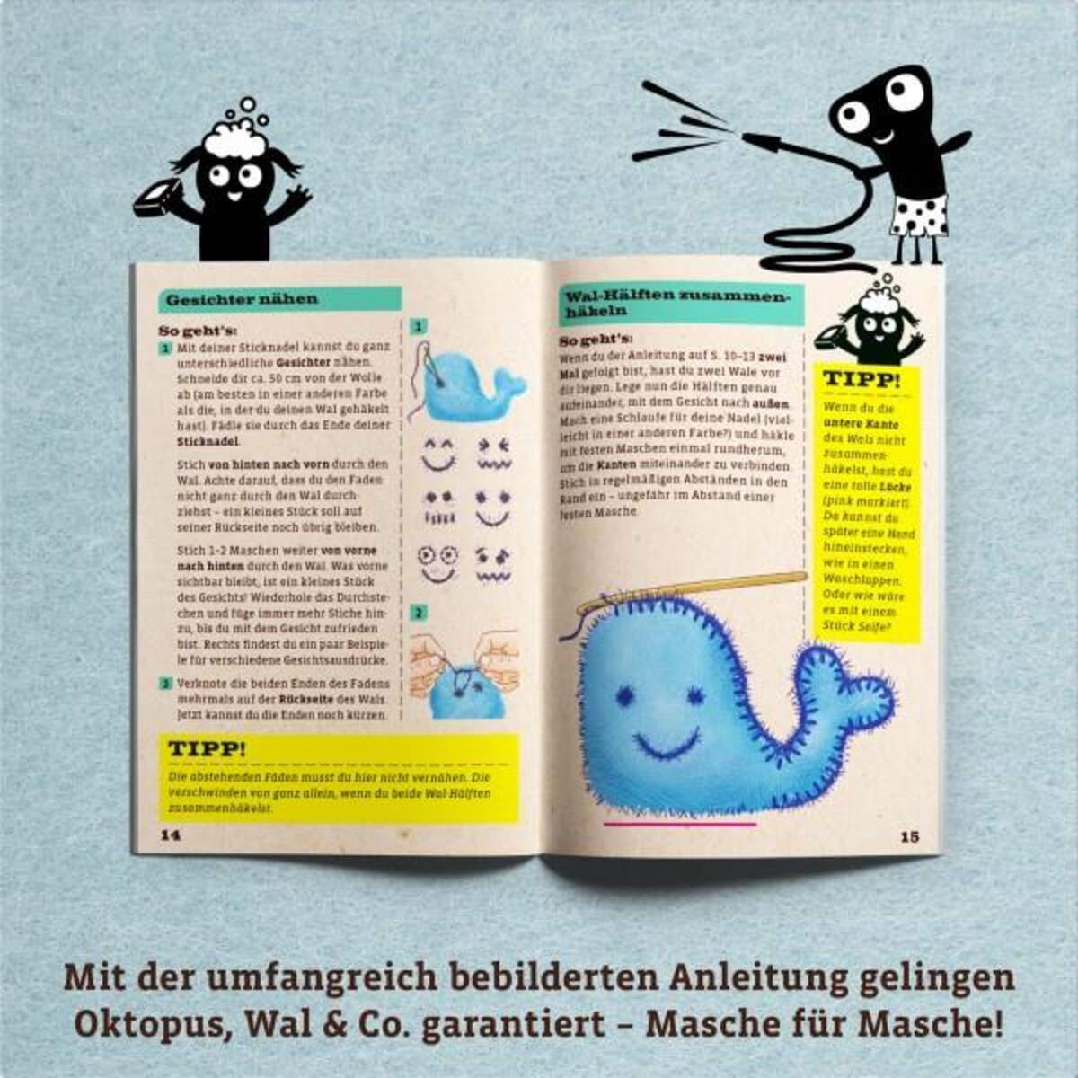 KOSMOS Schwämme häkeln