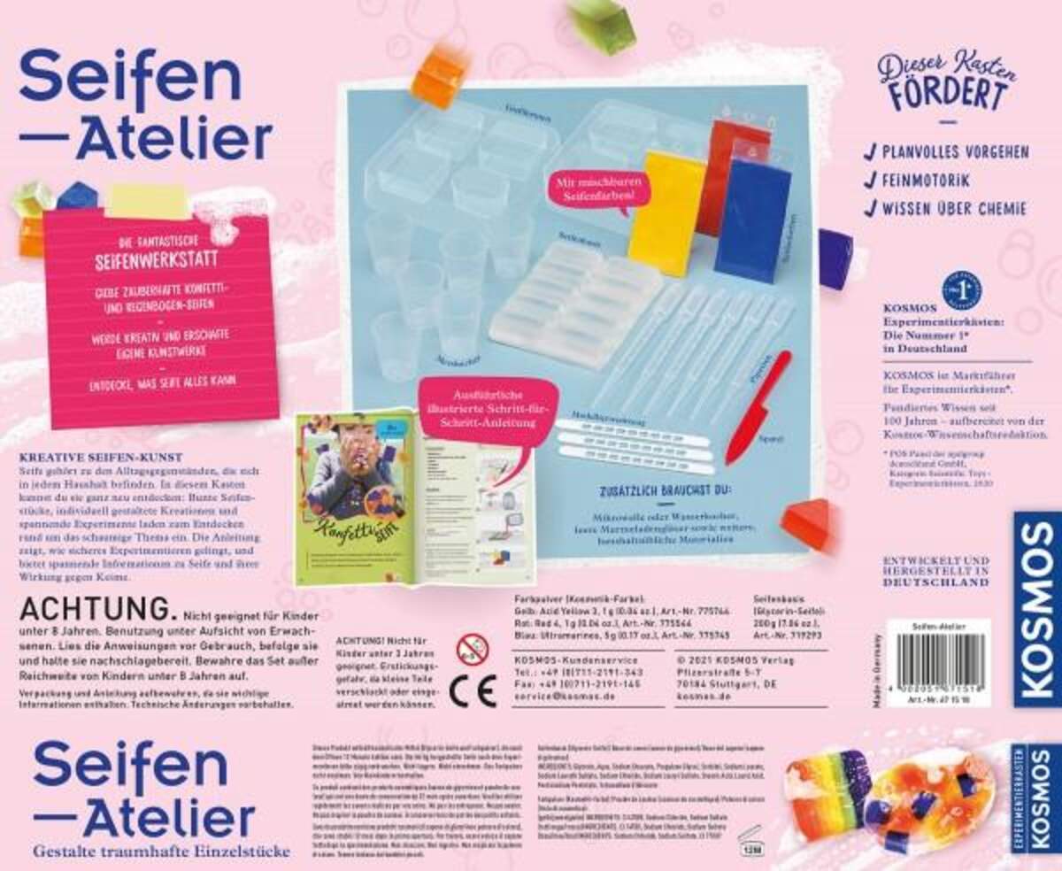 KOSMOS Seifen-Atelier, Gestalte traumhafte Einzelstücke