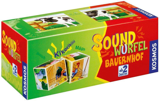 KOSMOS Soundwürfel Bauernhof, Kinderspiel