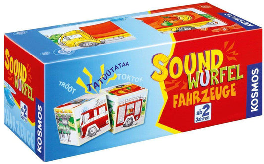 KOSMOS Soundwürfel Fahrzeuge, Kinderspiel