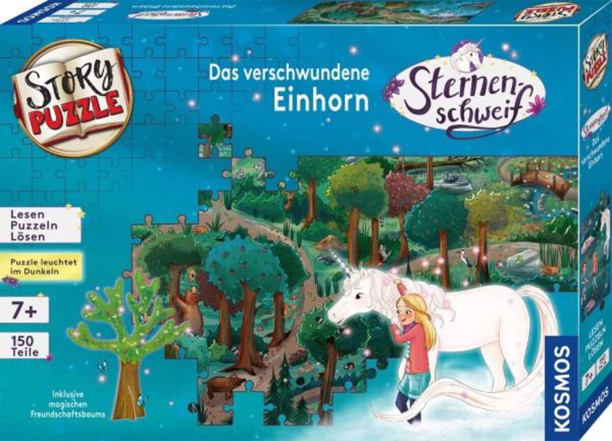 KOSMOS Story-Puzzle: Sternenschweif - Das verschwundene Einhorn