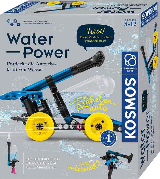 KOSMOS Water Power, Entdecke die Antriebskraft von Wasser, Bausatz für Raketen-Auto