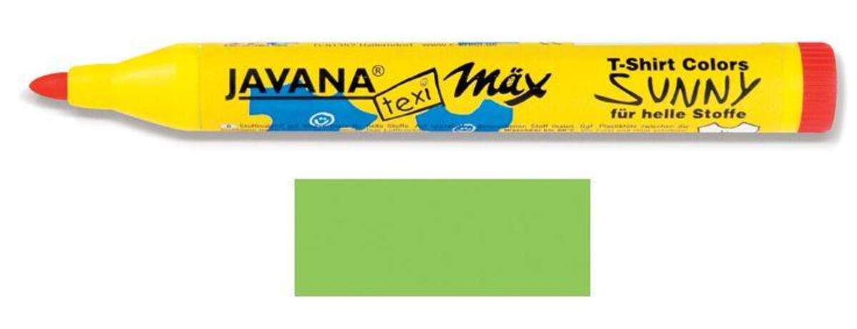 KREUL Javana texi mäx Sunny medium für helle Stoffe Hellgrün