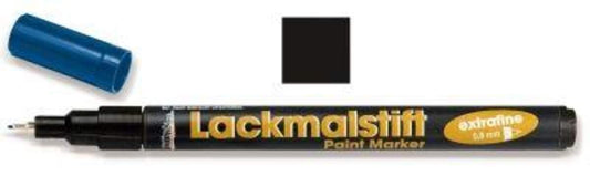 KREUL Lackmalstift extrafine Schwarz 0,8 mm