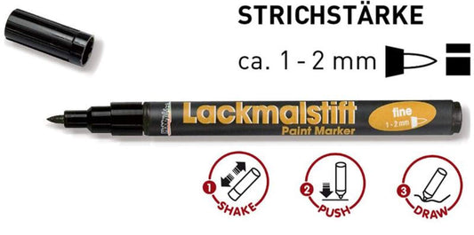 KREUL Lackmalstift fine Gold 1-2 mm