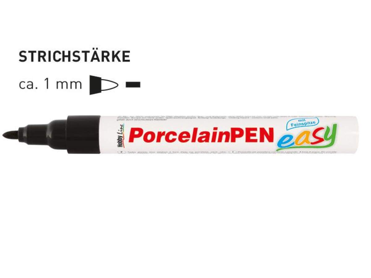 KREUL PorcelainPen easy Kontur Schwarz