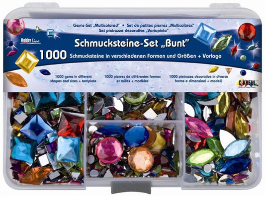 KREUL Schmucksteine Set Bunt