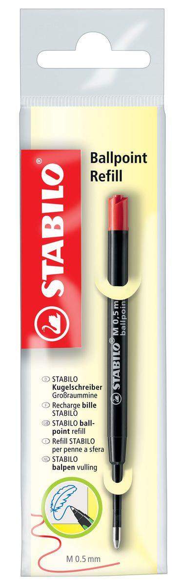 Kugelschreiber - Großraummine - STABILO Ballpoint Refill - Einzelmine - rot