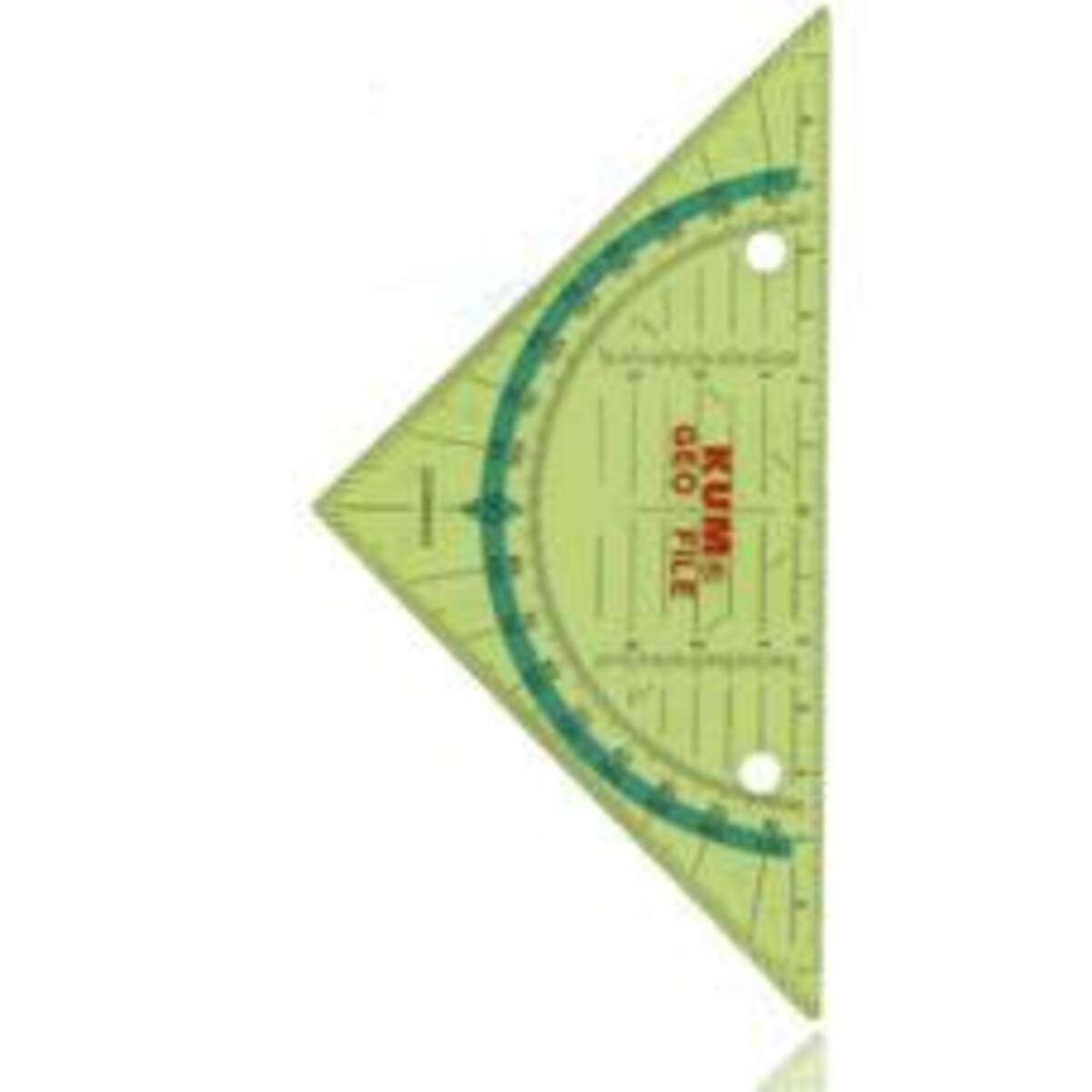 KUM® Geodreieck Geofile 361 zum Abbheften, sortiert