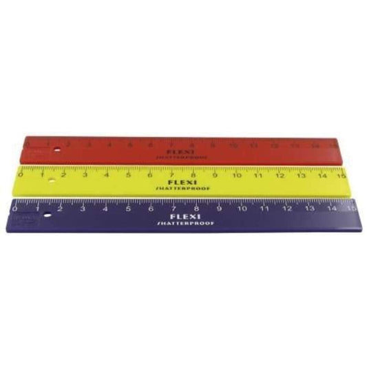 KUM® Lineal 17 cm Kunststoff, sortiert