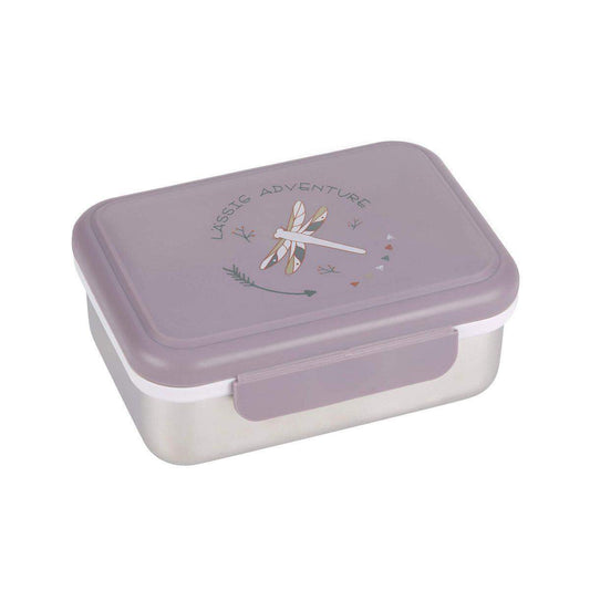 Lässig Kinder Brotdose Edelstahl - Lunchbox, Adventure Libelle