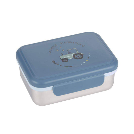 Lässig Kinder Brotdose Edelstahl - Lunchbox, Adventure Traktor