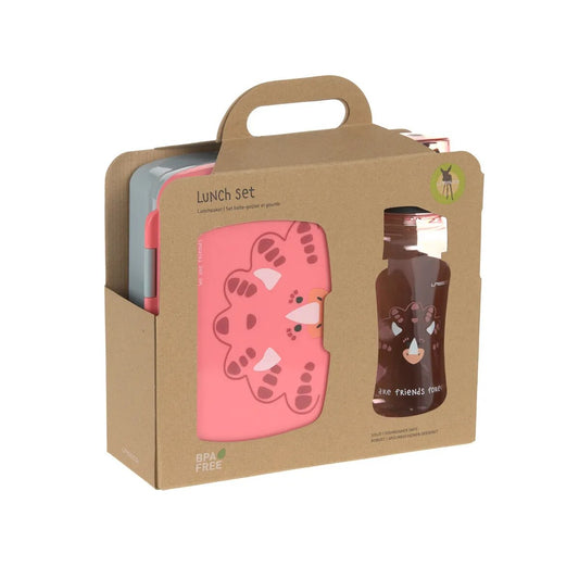 Lässig Kinder Brotdose Edelstahl - Lunchbox, Garden Explorer
