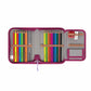Lässig Schulranzen Set Flexy Unique Speckles Berry, 7-teilig