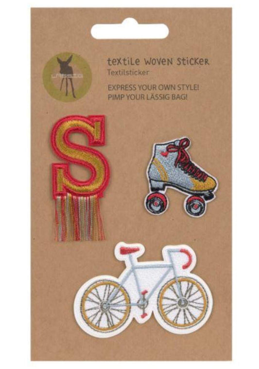 Lässig Textilsticker Bike