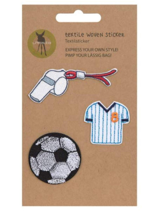 Lässig Textilsticker Fußball