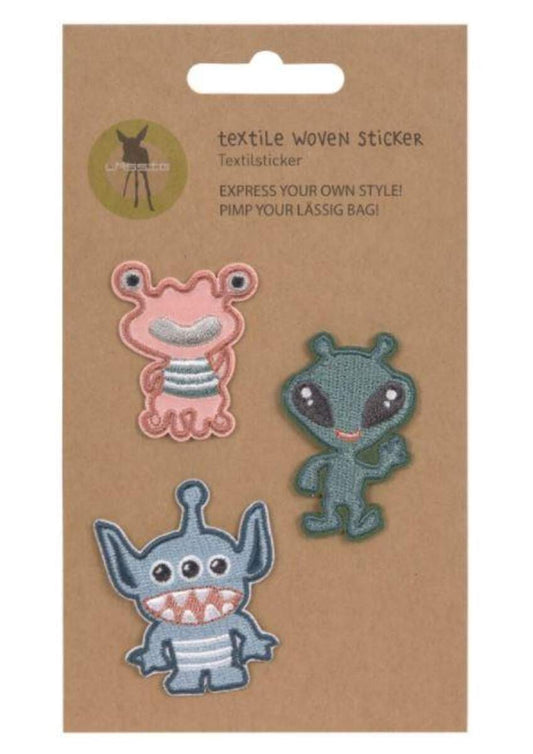 Lässig Textilsticker Monster