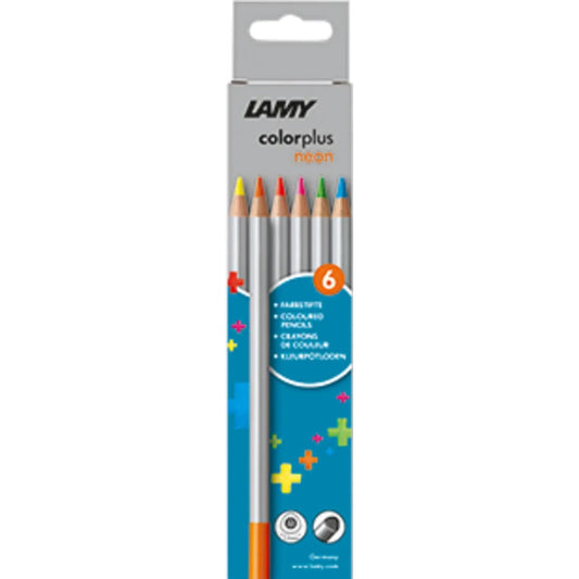 LAMY colorplus Farbstifte Faltschachtel neon 6er